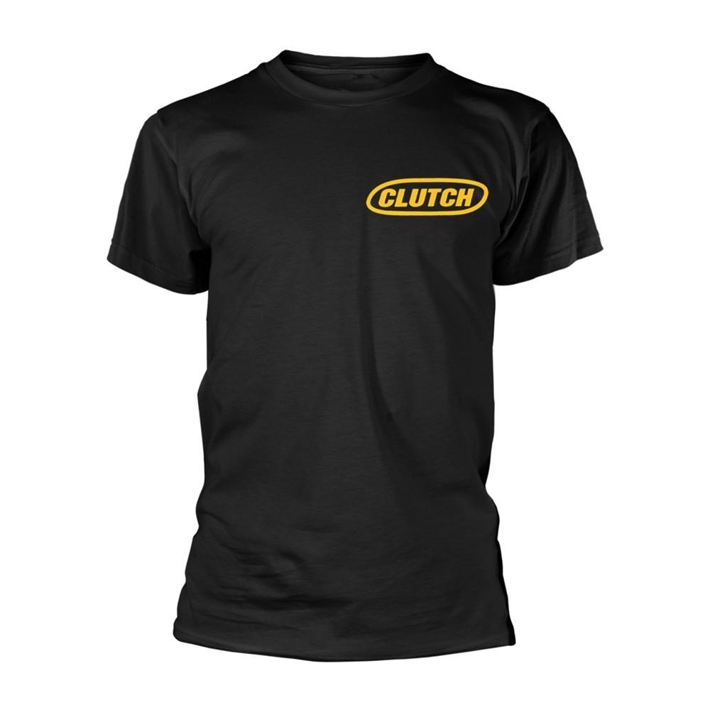 CLUTCH - BOOK OF BAD DECISIONS BLACK T-Shirt, Front & Back Print Small