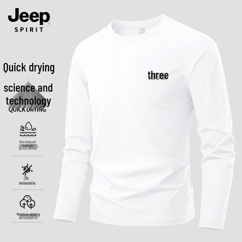 Мужская антибактериальная быстросохнущая футболка с длинным рукавом JEEP SPIRIT 7A