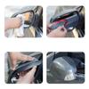 2pcs Car Side Rear View Mirror Rain Eyebrow Visor Carbon Fiber Look Sun Shade Snow Guard Weather Shield Cover Auto Accessories