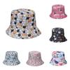 Trendy Pet Print Sun Hat For Women Fisherman Hat With Short Brim