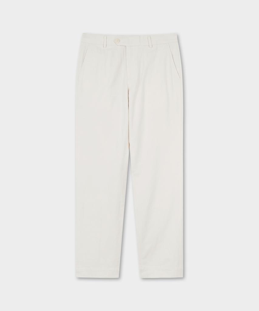 Брюки из хлопка и льна Regular Fit от BROOKS BROTHERS (слоновая кость) (Bbpcmf8914Bfm)
