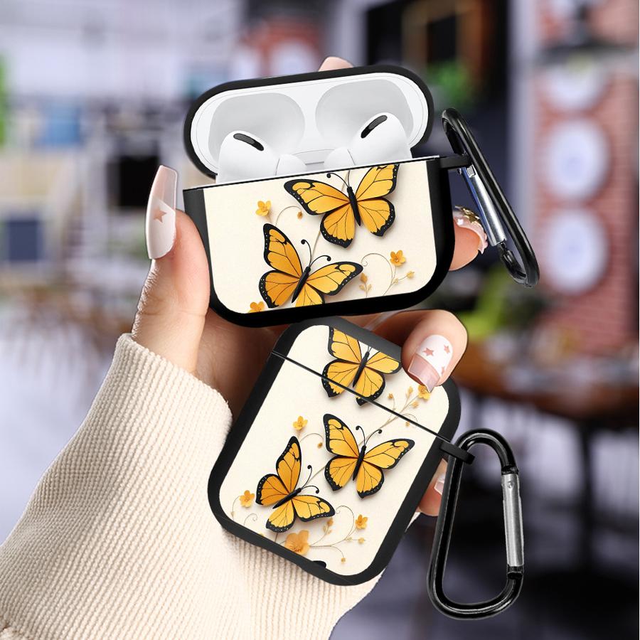 Case For Airpods Pro2 1 4 3 Pro Pro3 2 Earphone Cases Cover Beautiful Butterfly