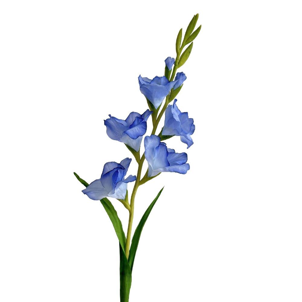 НОВЫЙ Многоцветный Гладиолус Искусственный Цветок Зеленые Листья DIY Искусственный Цветок Украшение Фото Реквизит Искусственный Цветок Гладиолуса Свадьба