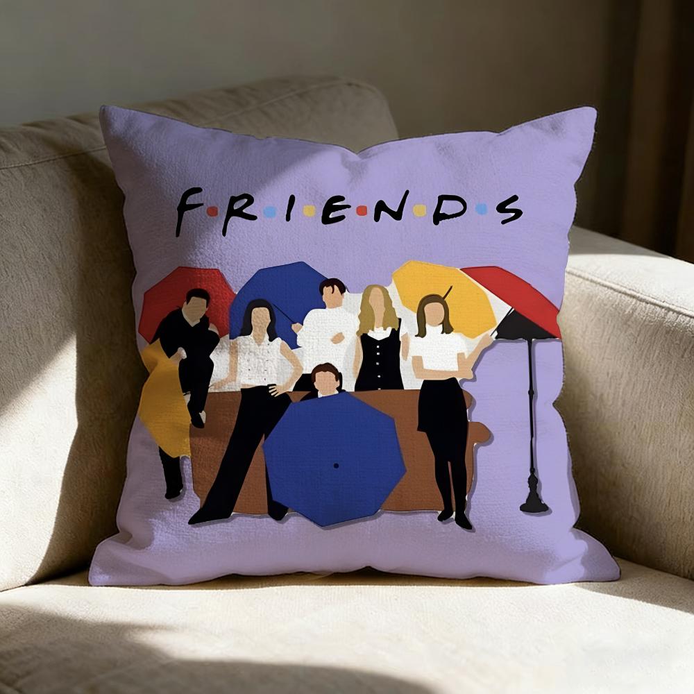 Ffriends Moive Pillow Case Pillowcase Doublesided Printed Sofa Cushion Bedroom Headboard Pillow