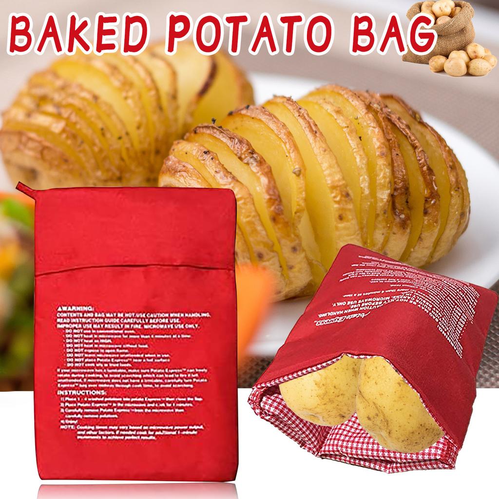 Microwave Baked Potato Buns Potato Bags,Microwaves Potato  Stove,Potato Pouch Perfect Potatoes  In 4-6 Minutes