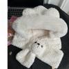 Winter Warm Pullover Cap Cute Bear Winter Warm Hat New Head Wrap  Outdoor