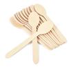 Disposable Wooden Spoon Fork Knife Cutlery Set Rustic Wedding Birthday Party Tableware Decoration Supplies Dessert Cake Scoop