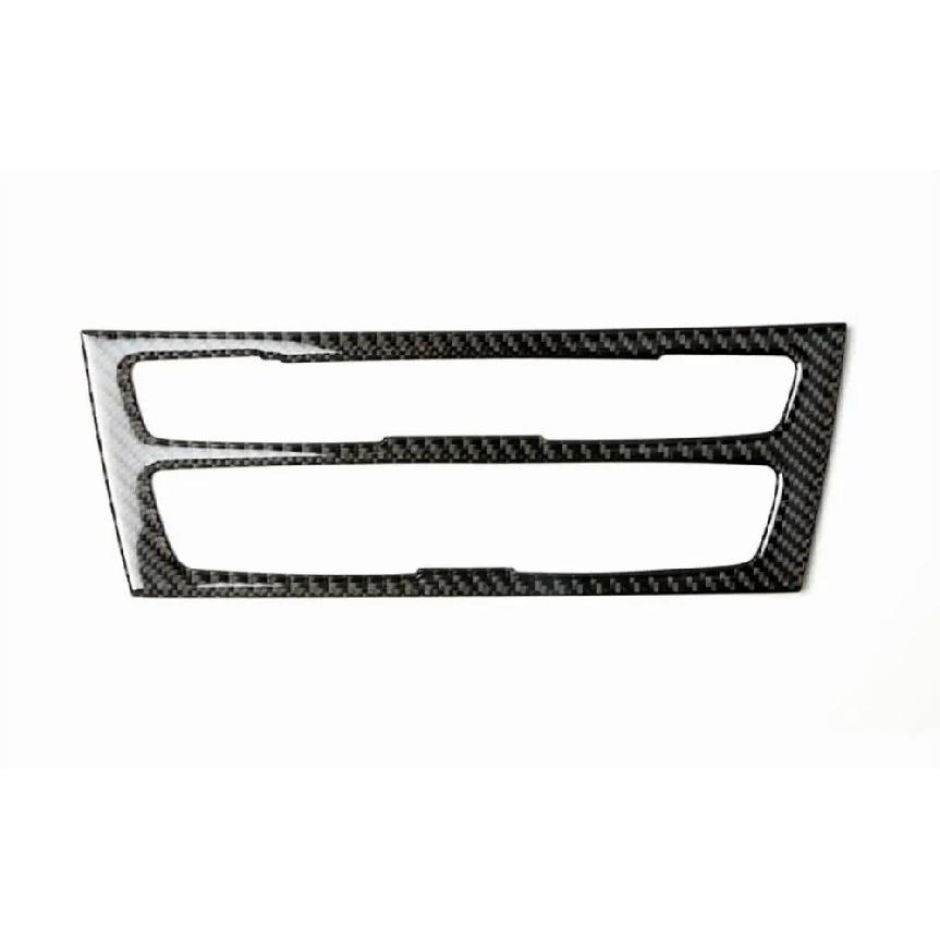 Наклейка-декорация на панель CD-плеера кондиционера из углеродного волокна, аксессуары для интерьера автомобиля, для BMW F20 F21 1 серии 2012-15