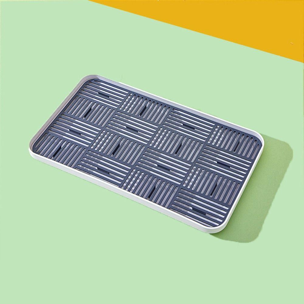 Съемная сушилка для посуды Двухъярусная сушилка для посуды Поддон для хранения Новый поднос для сушки посуды