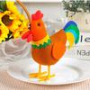 Симпатичная имитация курицы, орнамент, мультяшная курица, скульптура, деревенская модель петуха, гостиная