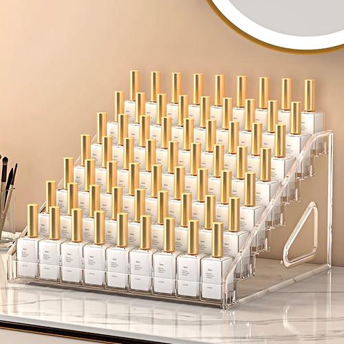 3/5/7 ярусов инструментов для дизайна ногтей Прозрачная косметическая витрина Многофункциональная многоуровневая подставка для лака для ногтей