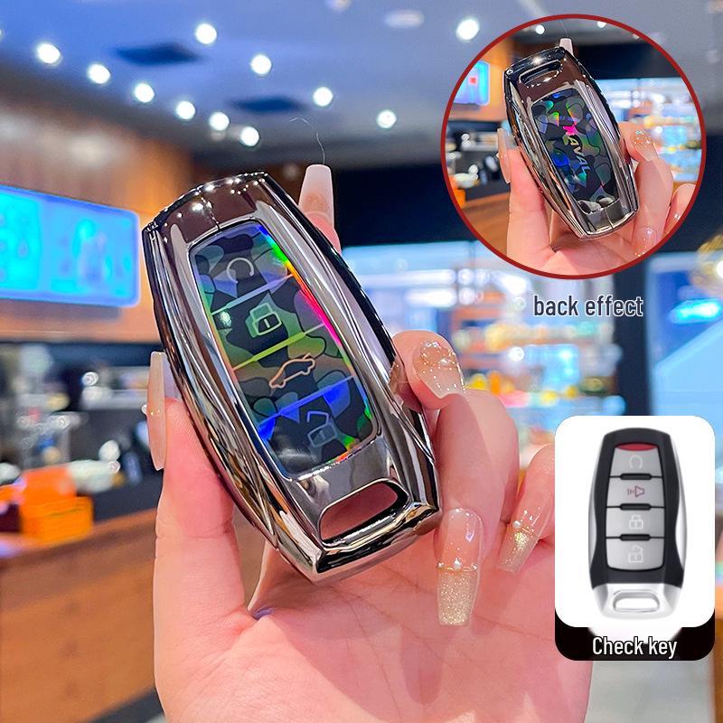 Совместимая металлическая пряжка, чехол для ключа для Great Wall Haval: H2S, M6, F5, F7X, Большой Пес, Божественный Зверь, Яростный Дракон, Дракон Макс, Сова