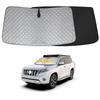 Солнцезащитная шторка на лобовое стекло для Toyota Prado 150 серии, отличная защита от света, УФ-излучения, солнечных ожогов и жары, индивидуальная подгонка, легкое хранение в сумке