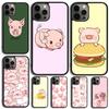 Мультяшный поросенок копилка Чехол для телефона для iPhone 17 Air 15 16e 14 13 Pro Max Coque 12 11 Pro Max PLUS