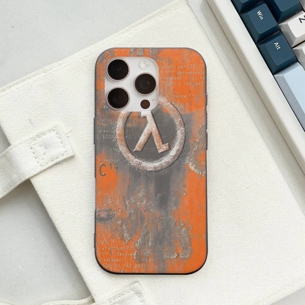 Чехол для телефона Half Life Для iPhone 17 16 15 11 12 13 14 Pro Max Мягкий гофрированный силиконовый чехол