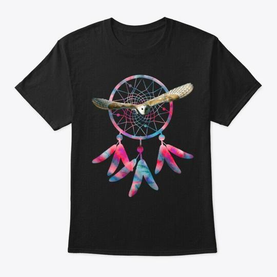 Dreamcatcher Owl Flight Watercolor T-shirt
