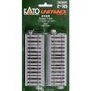 KATO HO Gauge Straight Track 114mm 4-pack 2-120
