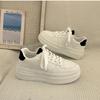 Women's Thick Bottom Muffin Shoes Casual Shoes Sport Board Shoes Height Increasing White Shoes