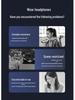 Беспроводная Bluetooth-гарнитура-вкладыш с силиконовыми амбушюрами - Удобная для длительного ношения во время занятий спортом