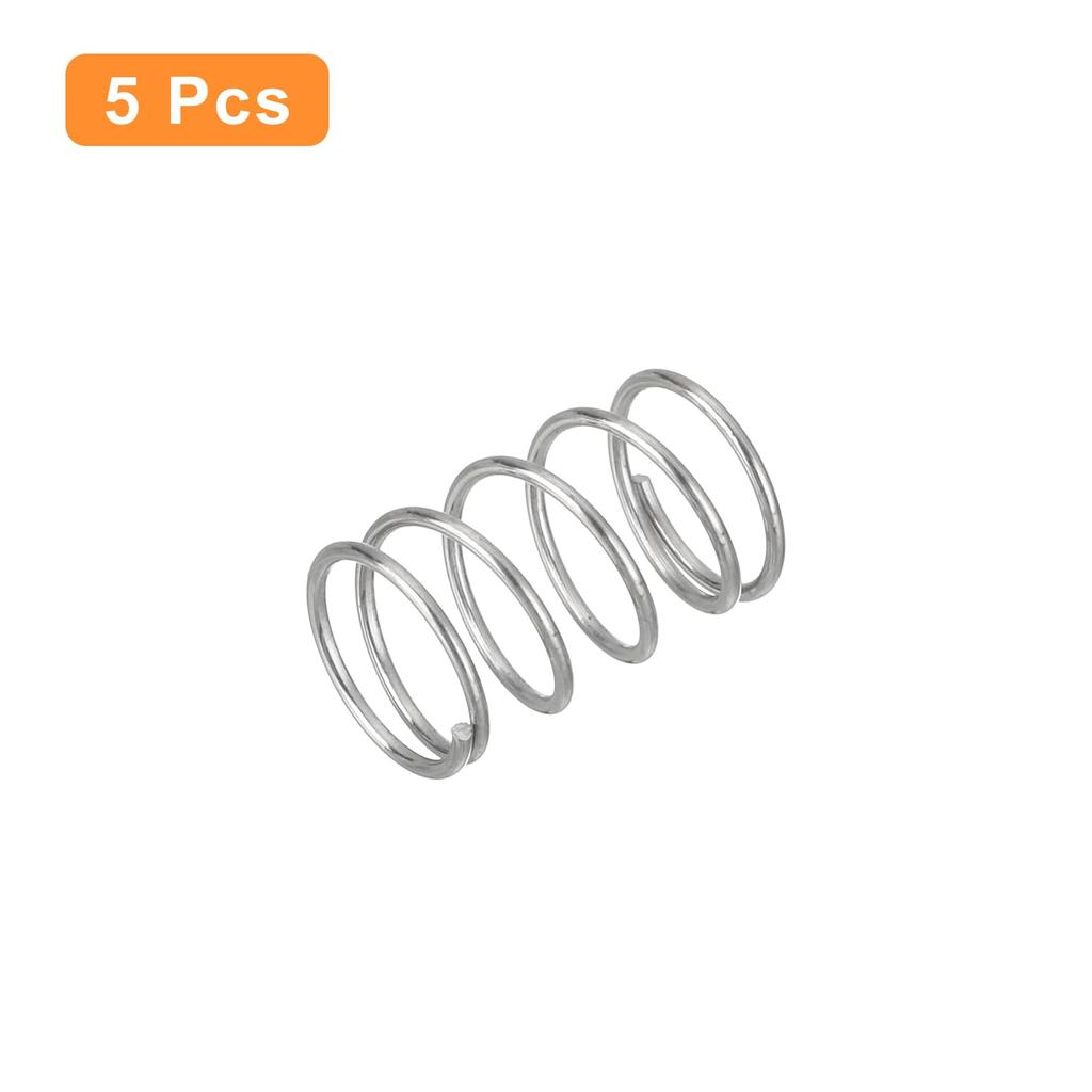 uxcell Пружина сжатия Пружина винтовая Диаметр проволоки 0,03 дюйма (0,8 мм) Наружный диаметр