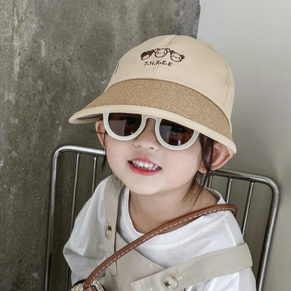 Детская солнцезащитная шляпа Весенне-осенний тонкий стиль Можно завязать с высоким хвостом Девочки Детская Летняя Бейсболка с открытым верхом Солнцезащитная шляпа для девочки