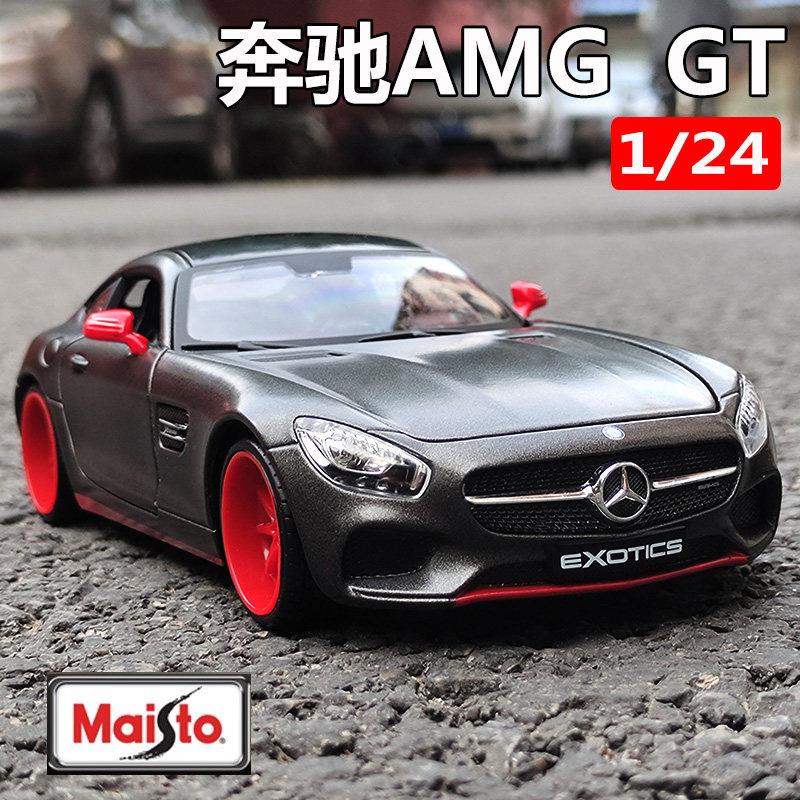Майсто 1:24 Модель автомобиля Mercedes-Benz AMG GT из сплава, модифицированный автомобиль, литые модели и игрушечные транспортные средства, модель автомобиля, миниатюрная модель автомобиля для детей