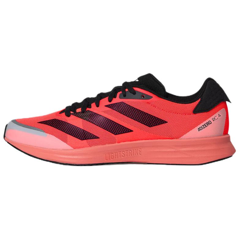 adidas Adizero RC 4 Сетчатая поддержка Беговая обувь Унисекс Красный Черный KH7326