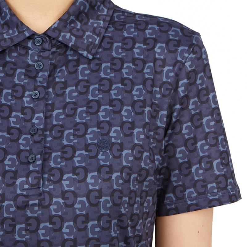 Galleria G forGe Pore Golfwear Женская футболка с воротником и коротким рукавом G4lS23k563 TwlT