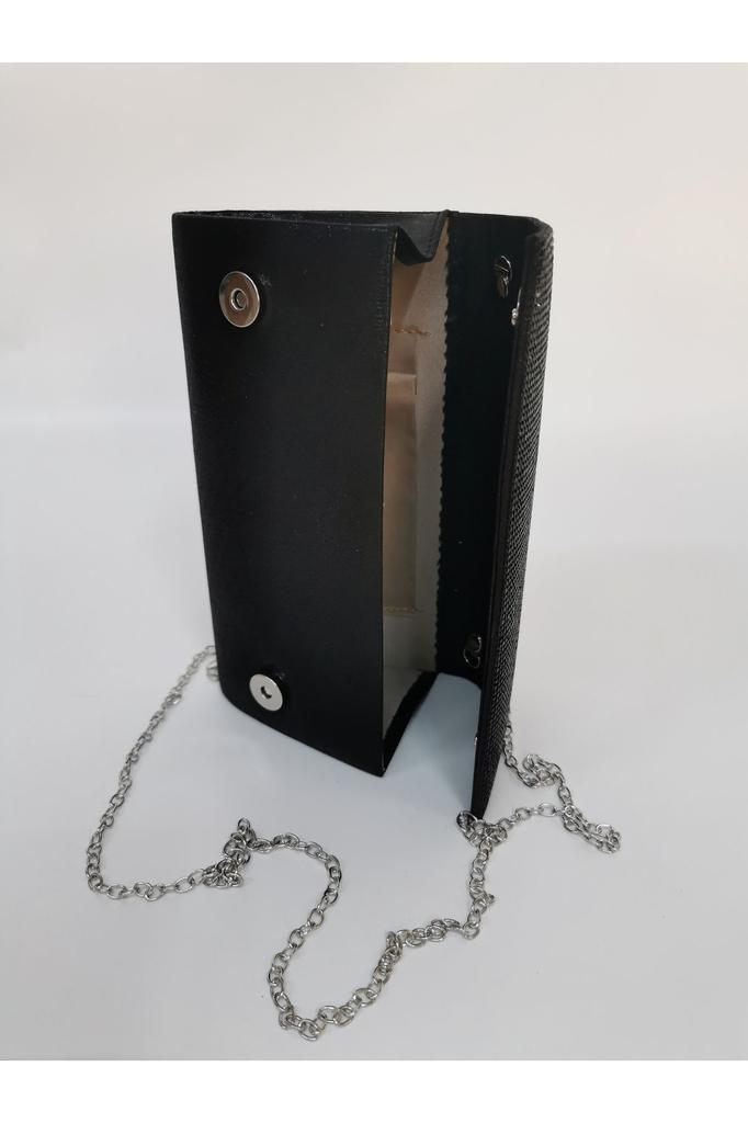 Women's Stylish and Useful Evening Dress Bag Women's Black Evening Dress Clutch Portfolio Handbag Wedding Engagement Evening Bag