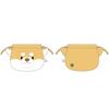 Fluffy Shiba Inu Drawstring H16 X W20cm Decorative [Marushin] Bag, Approx. (excluding Parts)