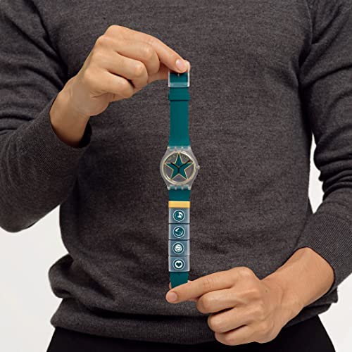 Swatch STAR DAD New Gent SO29Z119 Green Wristwatch