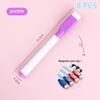 8Pcs Colorful Magnetic Whiteboard Dry Erase Marker Pens High-Capacity Erasable Whiteboard Marker Pens Office School Supplies