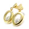 [I3211] - Gold Plated 'Goddess' Earrings