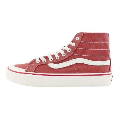 Sk8 Удобные Простые Высокие Кеды для Скейтборда Унисекс Красные VN0A4BX7BJL