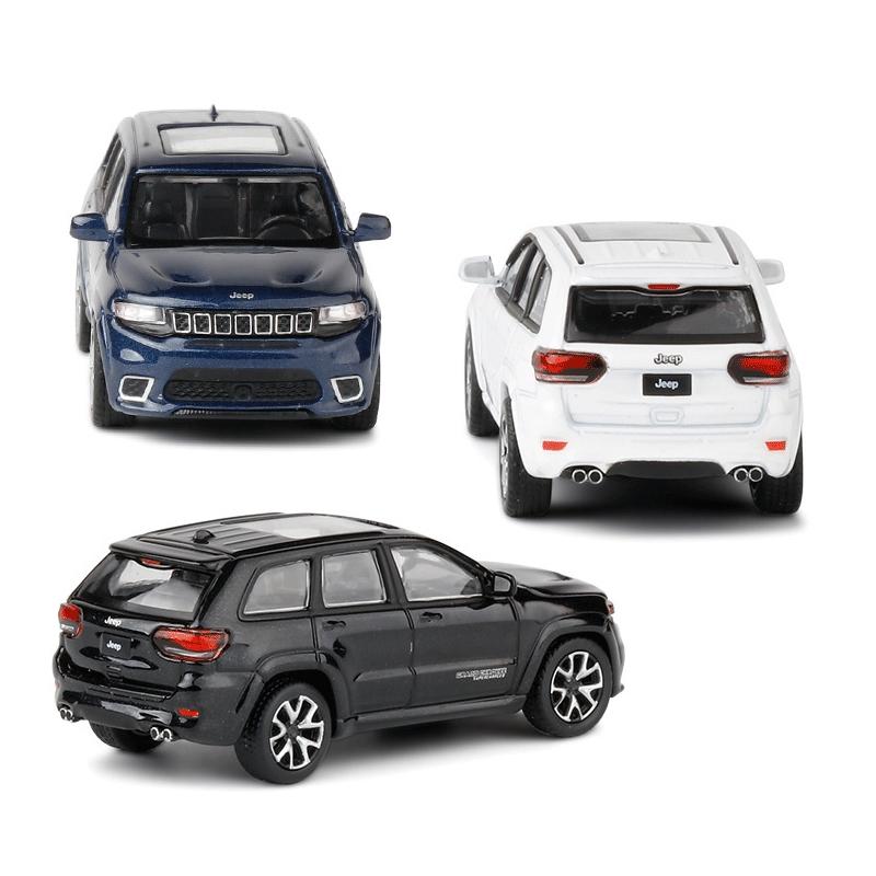 1/64 Jeep Grand Cherokee Trackhawk Miniature 1:64 JKM Toy Car Model SUV Sport Vehicle Free Wheels Diecast Metal Collection Gift