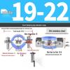Зажим-кронштейн из нержавеющей стали 304 для газовых и ПВХ дренажных труб, потолочная крепежная пряжка