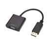 Кабели и адаптеры для мониторов/AV 1080P Dp Displayport Male To Vga Female Converter Adapter Cable Black