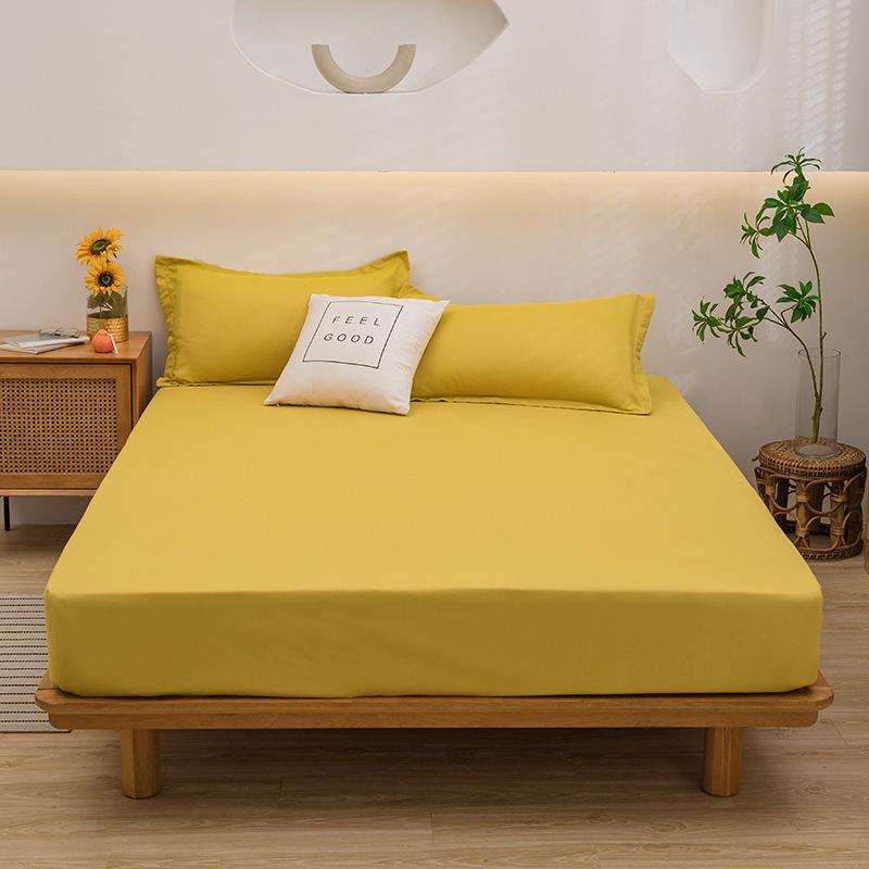 Japanese Aloe Cotton Fitted Sheet - Dustproof, Non-slip Mattress Protector