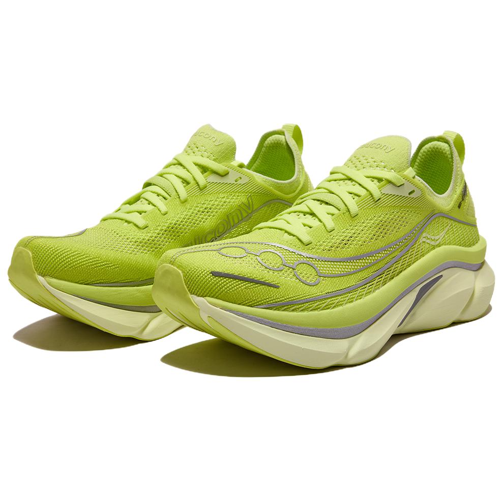 Мужские кроссовки Saucony Endorphin Elite Wing 3 Беговая обувь Унисекс Желто-зеленые