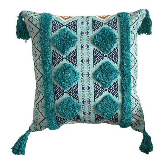 45x45 см тафтинговая наволочка с кисточками в богемном этническом стиле с геометрической застежкой-молнией хлопковый диван украшение для спальни наволочка
