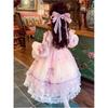 Платья принцессы Лолиты для девочек Милые элегантные сетчатые платья Платья на день рождения