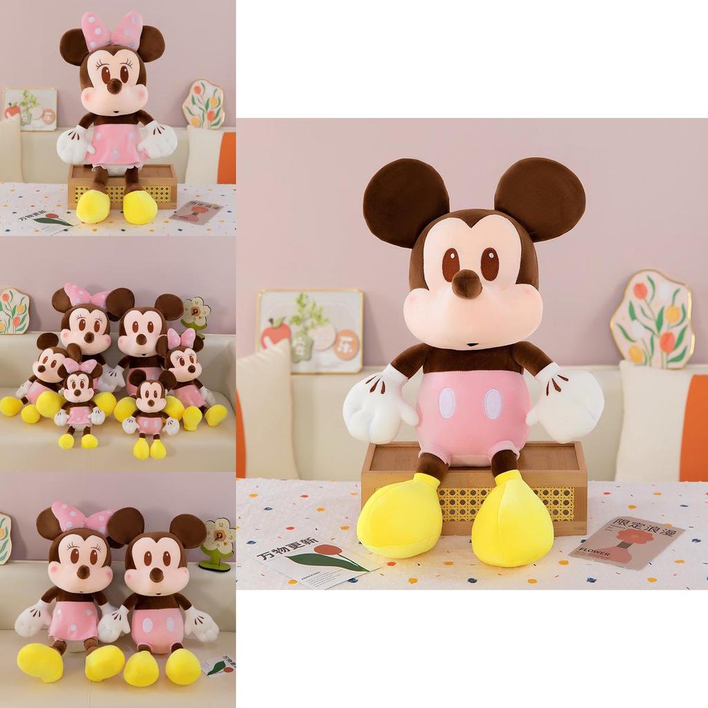 Плюшевая игрушка Микки Маус и Минни Маус от Disney, Коллекционная, Подарок для детей, Декор для свадебной вечеринки
