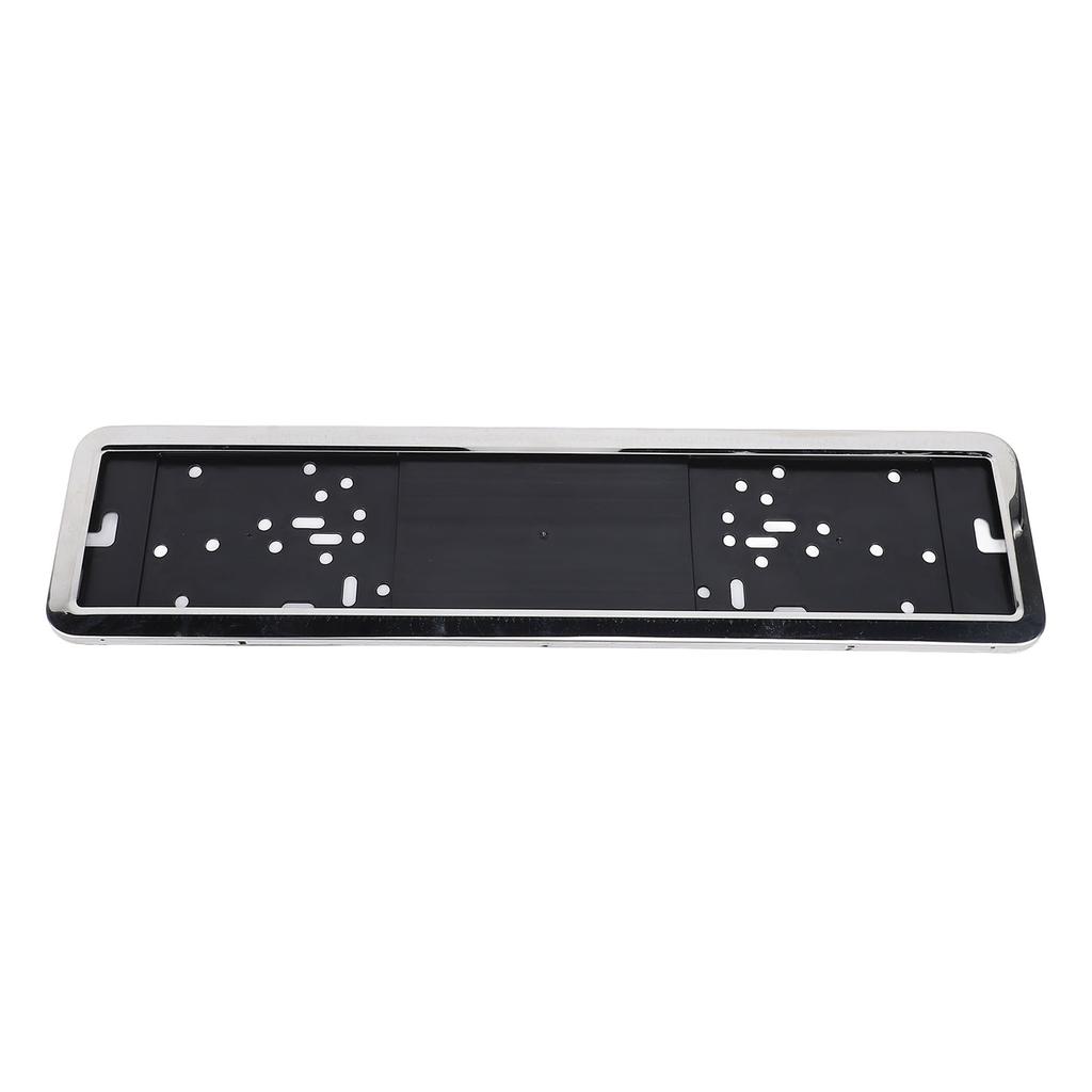 2pcs European License Plate Holder Polished Stainless Steel EU Tag Plate Mounting Bracket Universal