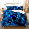 3D-принт аниме Fairy Tail Logo Natsu Комплект постельного белья для мальчиков и девочек Twin Queen Size Пододеяльник Наволочка Детская кровать Взрослый Домашний Текстиль