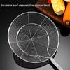 Skimmer Slotted Spoon Stainless Steel Heat-Resistant Handle Fryer Basket Skimming Ladle Cooking Skimmers Round Frying Colander