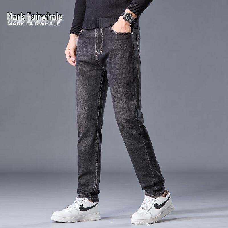 Мужские джинсы прямого кроя в стиле business casual от Mark Fairwhale