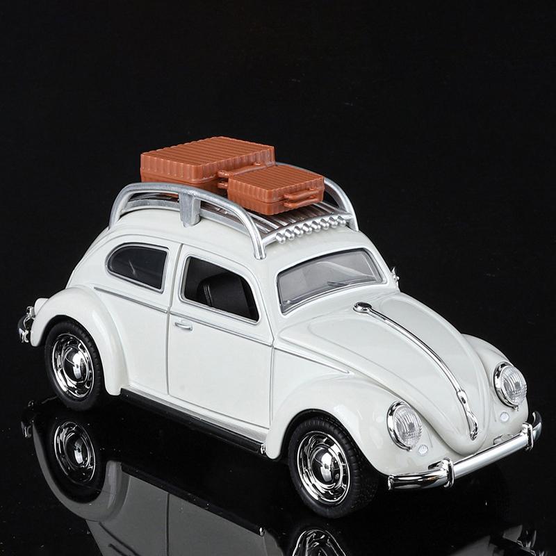 1/32 Beetle 1995 Классический Автомобиль Сплав Модель Автомобиля Звук и Свет Оттяжка Детская Игрушка Коллекционные Предметы Подарок на День Рождения