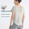 Женская быстросохнущая охлаждающая спортивная футболка - Дышащая, приталенная, свободного кроя для бега, йоги и фитнеса