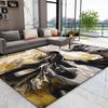 European Style Abstract Carpet for Living Room Luxury Home Decoration Non-slip Large Area Rugs Bedroom Washable Sofa Floor Mats