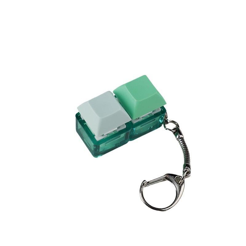 Механическая клавиатура с 4 клавишами, игрушка-брелок, вечеринка, снятие стресса, сделай сам, кнопка-фиджет, колпачок клавиши, игрушки-фиджеты для клавиатуры, клавиатура для пальцев